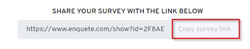 copy survey link