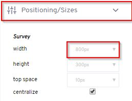 Increase The Width Of Your Survey