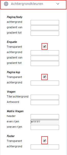 Achtergrond onzichbaar maken