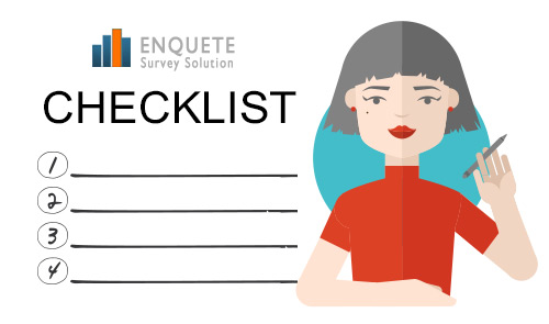 Online enquete checklist