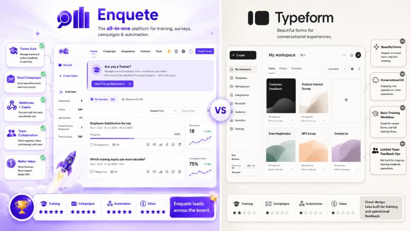 Typeform-Alternative: Enquete.com