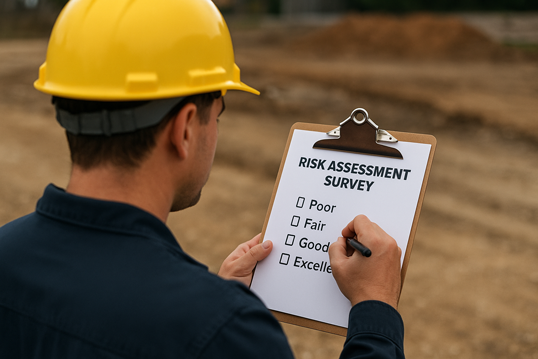 Best strategy to implement risk assessment survey in the decision making process