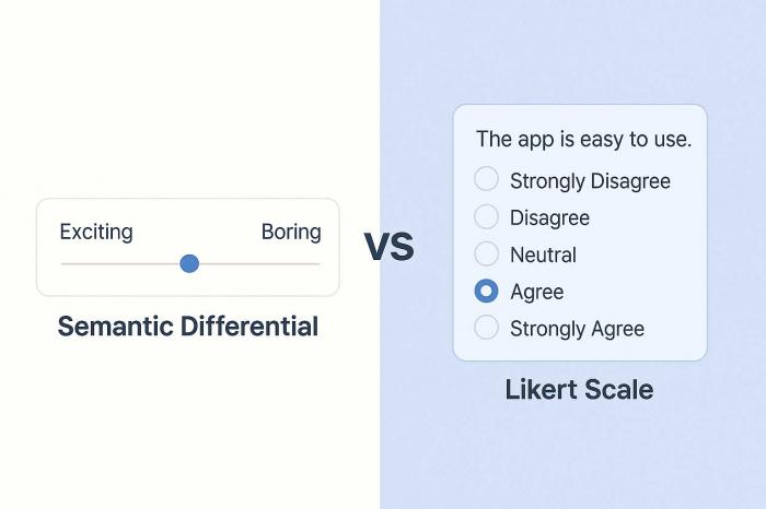 When to use a Semantic Differential Scale over a Likert Scale